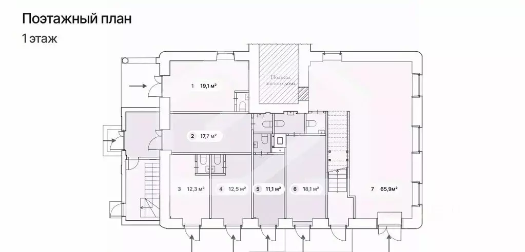 Помещение свободного назначения в Москва Бауманская ул., 33/2С3 (11 м) - Фото 2