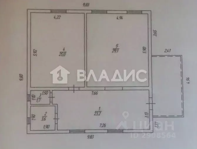 Дом в Московская область, Коломна городской округ, с. Парфентьево ул. ... - Фото 2