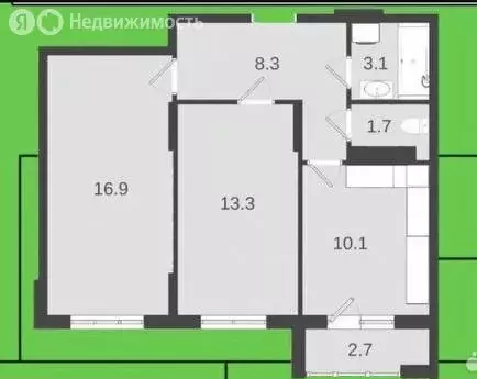 2-комнатная квартира: Самара, Южное шоссе, 9 (54.9 м) - Фото 0