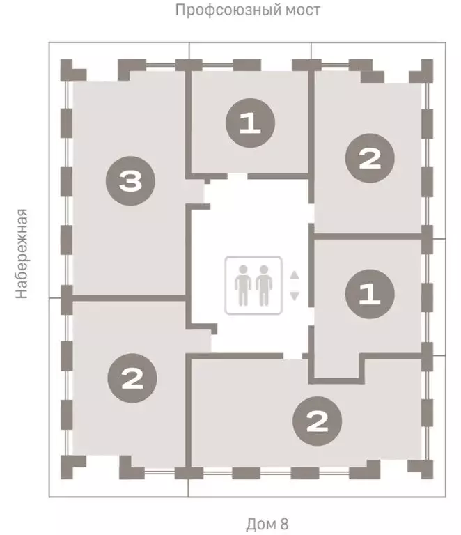 2-комнатная квартира: Тюмень, Причальная улица, 9 (75.9 м) - Фото 1