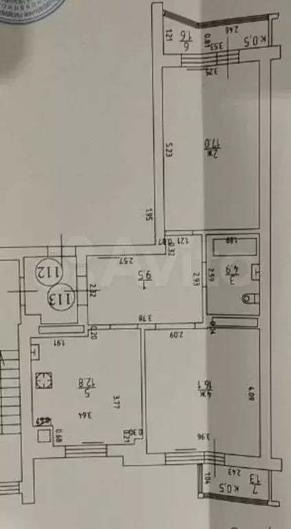 2-к. квартира, 60,3 м, 8/9 эт. - Фото 0