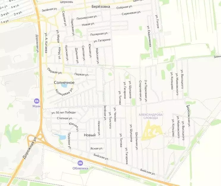 Участок в Первомайский район, посёлок Новый, Берёзовская улица (10.4 ... - Фото 2