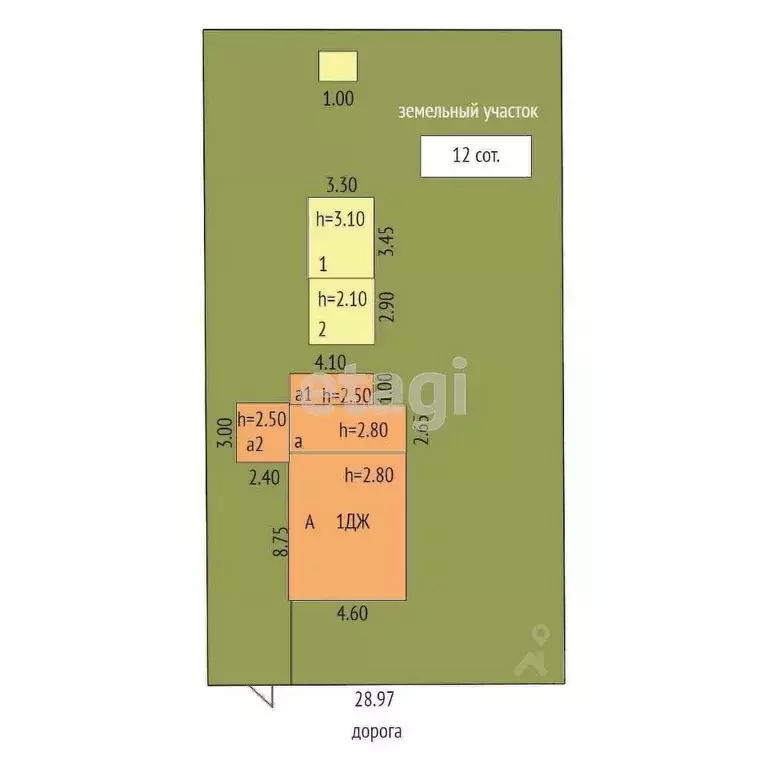 Дом в Вологодская область, Бабаево ул. Пушкина, 10 (44 м) - Фото 1