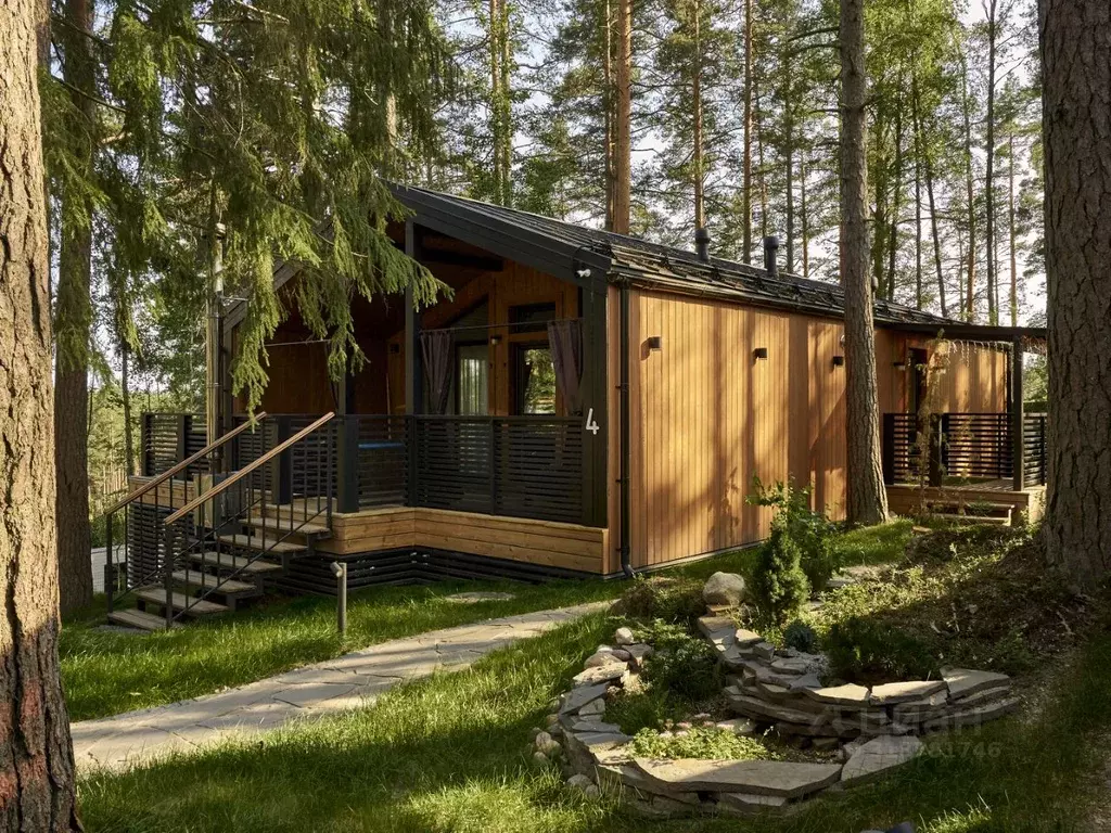 Дом в Ленинградская область, Выборгский район, Полянское с/пос, пос. ... - Фото 1