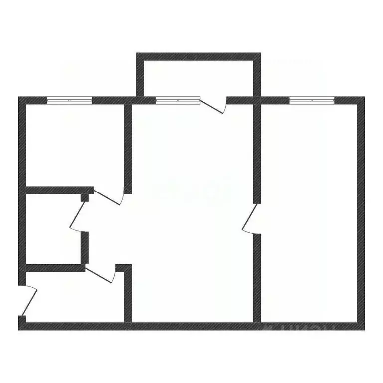 2-к кв. Белгородская область, Белгород ул. Гагарина, 25 (43.4 м) - Фото 1