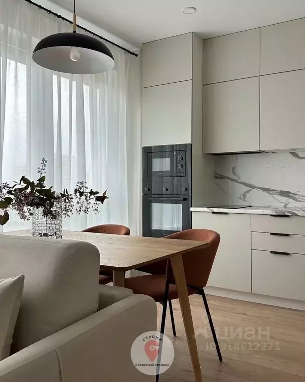 Студия Санкт-Петербург ул. Маркина, 4 (31.0 м) - Фото 1