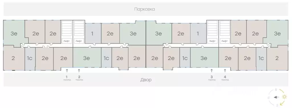 2-к кв. Воронежская область, Новоусманский район, пос. Отрадное ул. ... - Фото 1