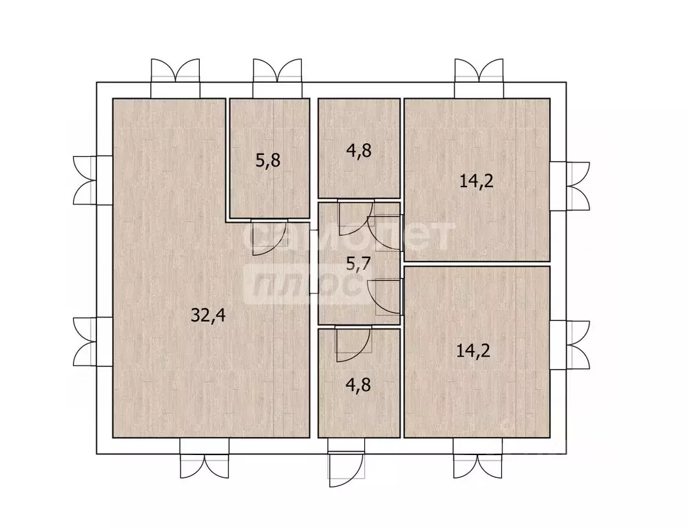 Дом в Тюменская область, Тюменский муниципальный округ, д. Якуши пер. ... - Фото 2