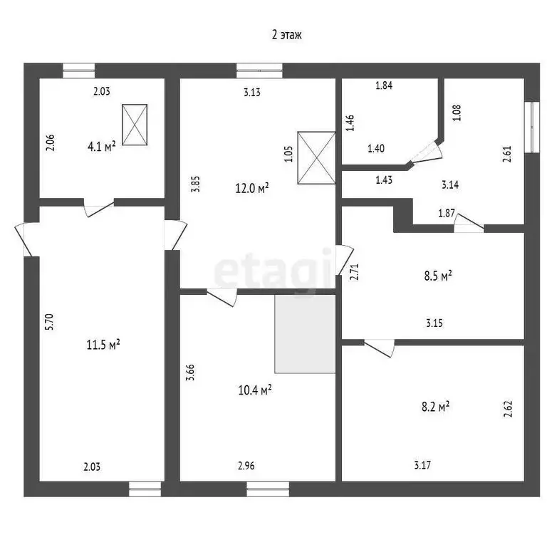 Дом в деревня Дударева, Солнечная улица (54.6 м) - Фото 1