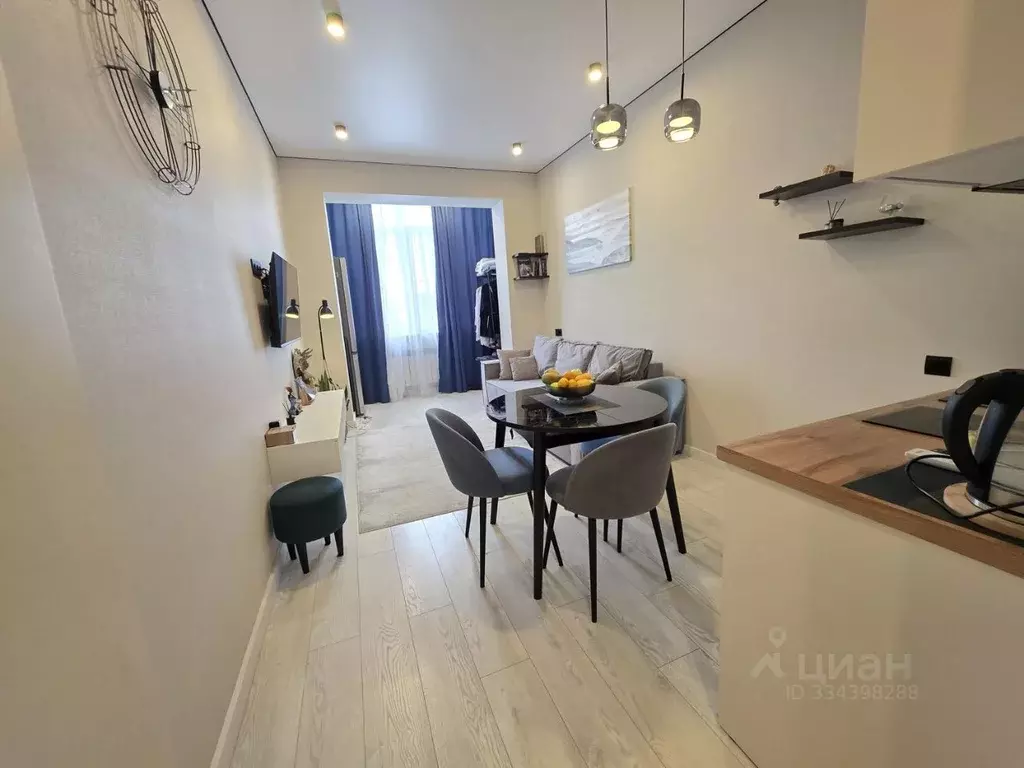 Студия Кабардино-Балкария, Нальчик ул. Мовсисяна, 11Ак2 (23.1 м) - Фото 1