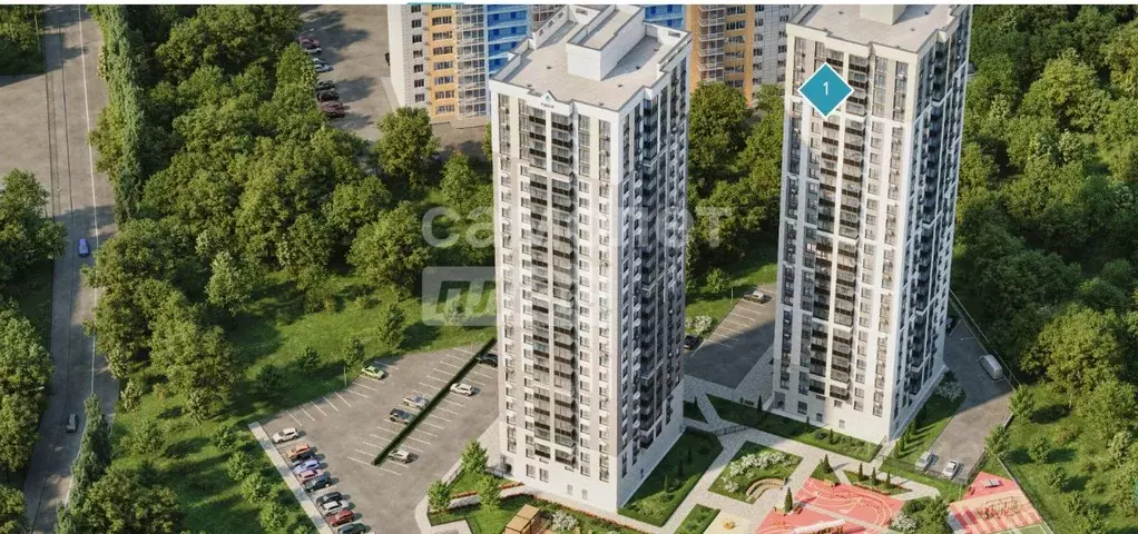 1-к кв. Липецкая область, Липецк ул. 50 лет НЛМК, 35 (40.8 м) - Фото 1