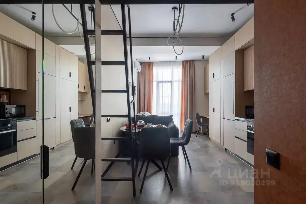 Студия Краснодарский край, Сириус пгт ул. Веселая, 82/1Б (35.0 м) - Фото 1