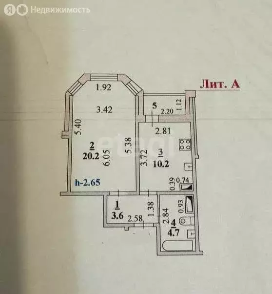1-комнатная квартира: Липецк, Боевой проезд, 13 (39 м) - Фото 0