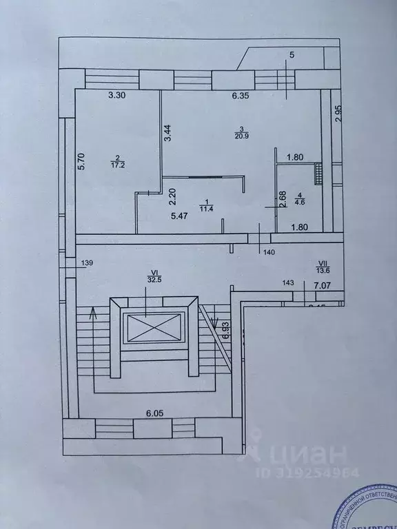 2-к кв. Архангельская область, Архангельск ул. Розинга, 6 (54.0 м) - Фото 0