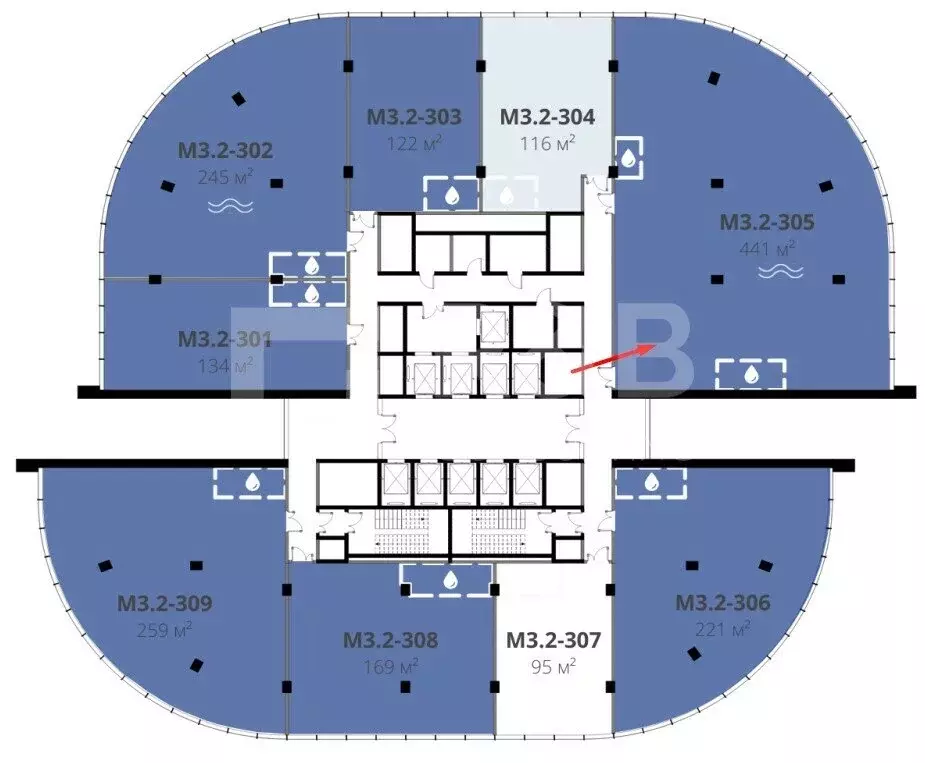 Офис (441 м) - Фото 2