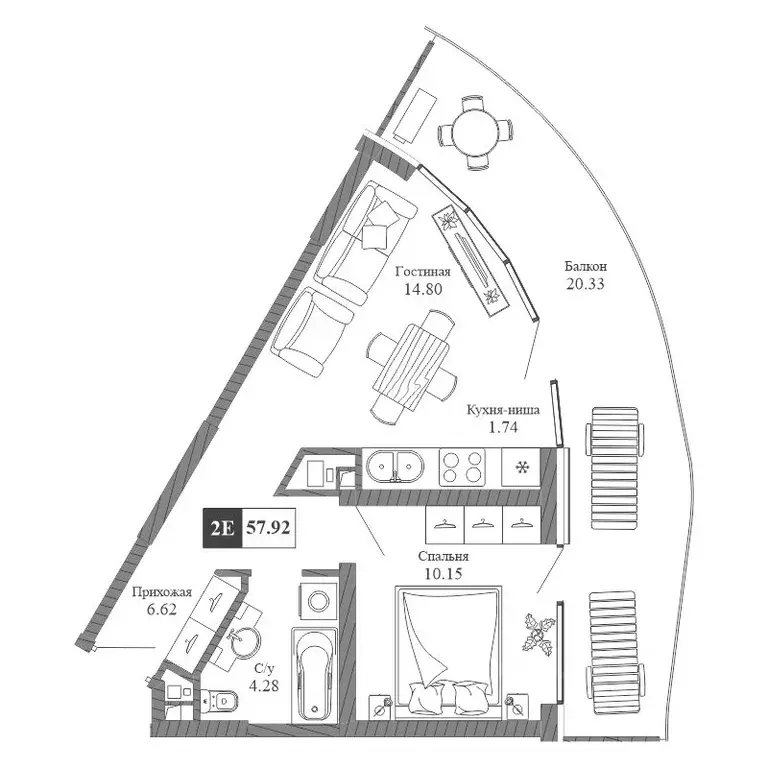 2-к кв. Крым, Алушта Профессорский Уголок мкр, Крымская Резиденция ... - Фото 1