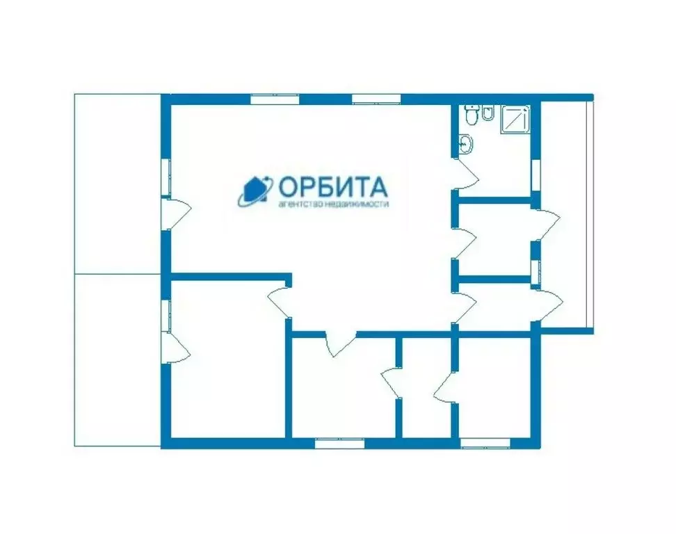 Дом в посёлок Карагандинский, улица Дружбы, 7А (108 м) - Фото 2