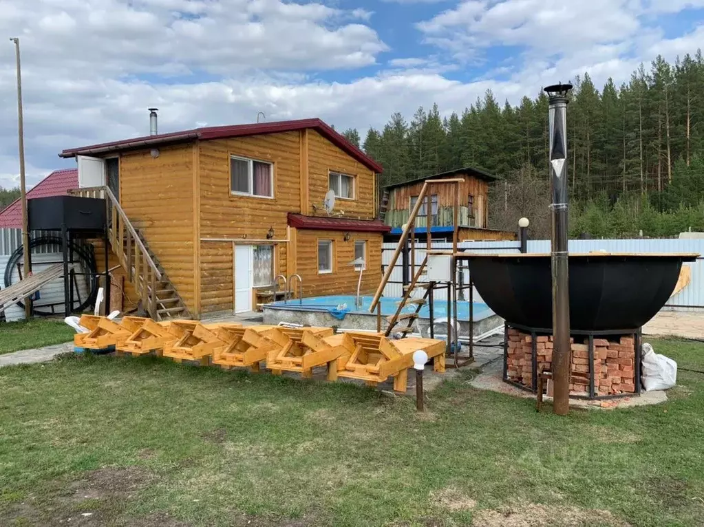 Дом в Челябинская область, Миасский городской округ, пос. Тургояк  (60 ... - Фото 1