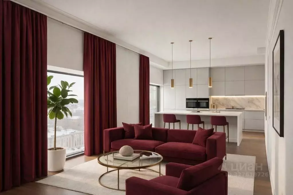 3-к кв. Москва просп. Академика Сахарова, 7 (90.0 м) - Фото 1