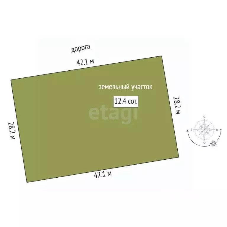 Участок в Свердловская область, Талица  (12.3 сот.) - Фото 2