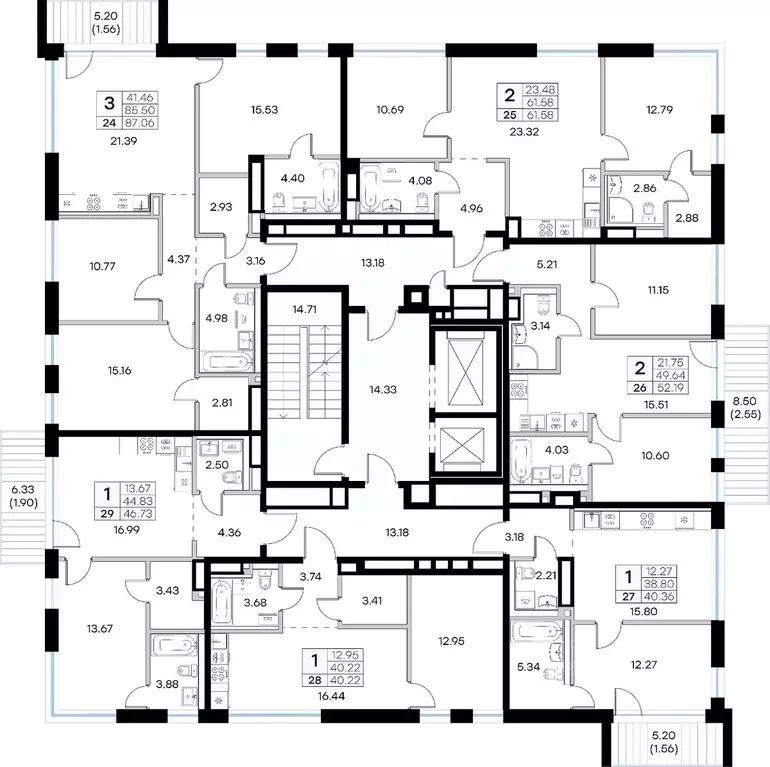 1-к кв. Татарстан, Казань Завокзальная ул. (40.36 м) - Фото 2