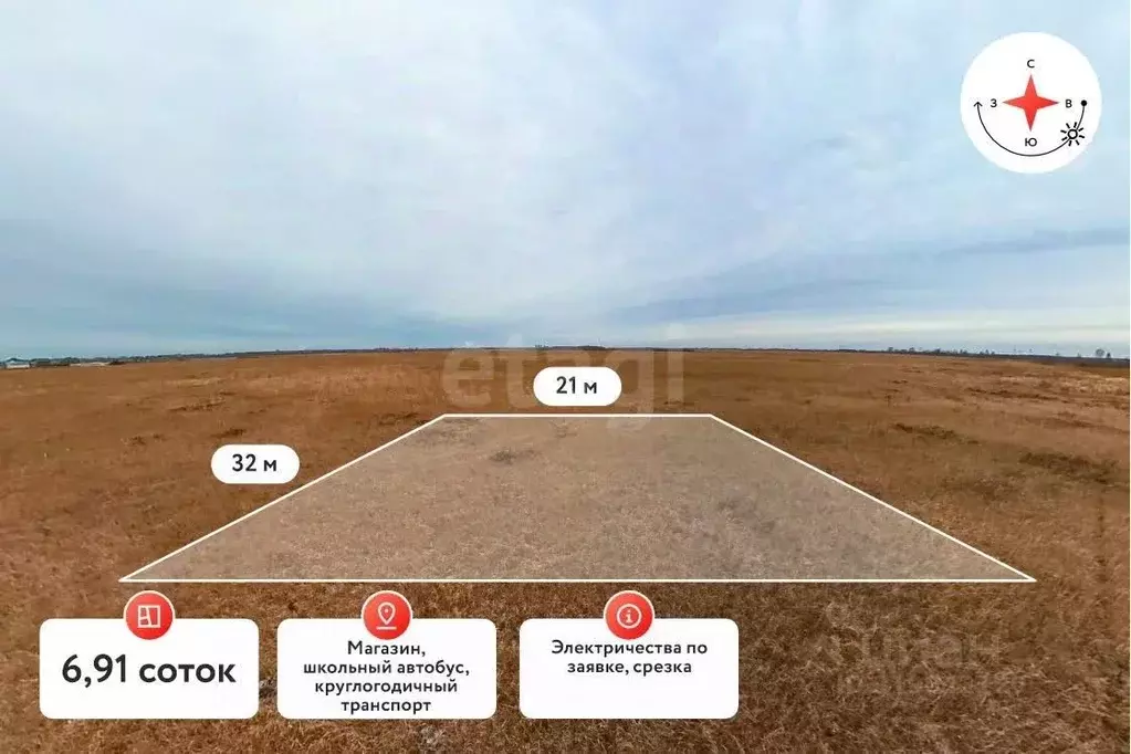 Участок в Тюменская область, Тюмень  (6.91 сот.) - Фото 1