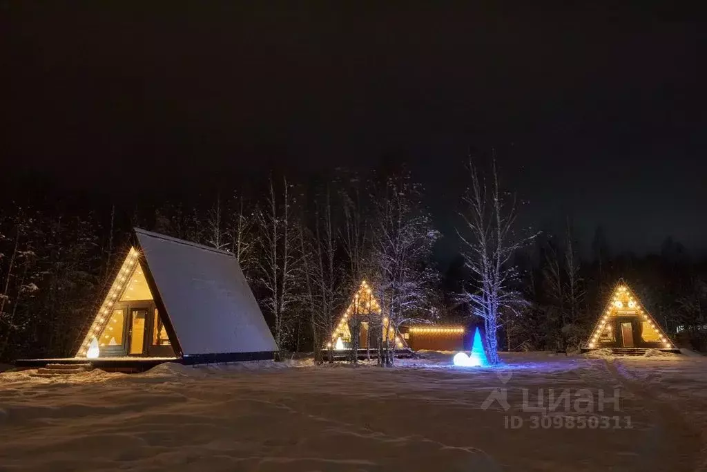 Дом в Ленинградская область, Приозерский район, Красноозерное с/пос, ... - Фото 1