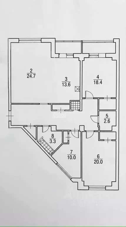 3-к кв. Санкт-Петербург Приморский просп., 137к1 (112.3 м) - Фото 2