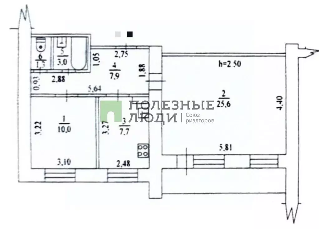 2-к кв. Хабаровский край, Хабаровск ул. Карла Маркса, 143Г (55.5 м) - Фото 1