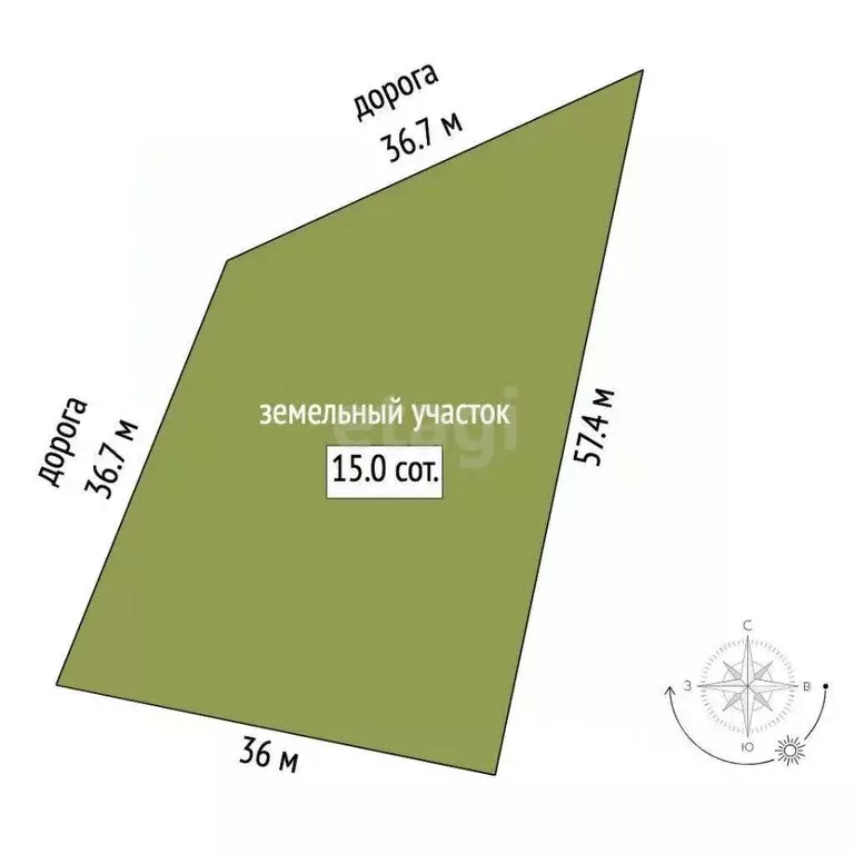 Участок в Вологодская область, Великоустюгский муниципальный округ, ... - Фото 2