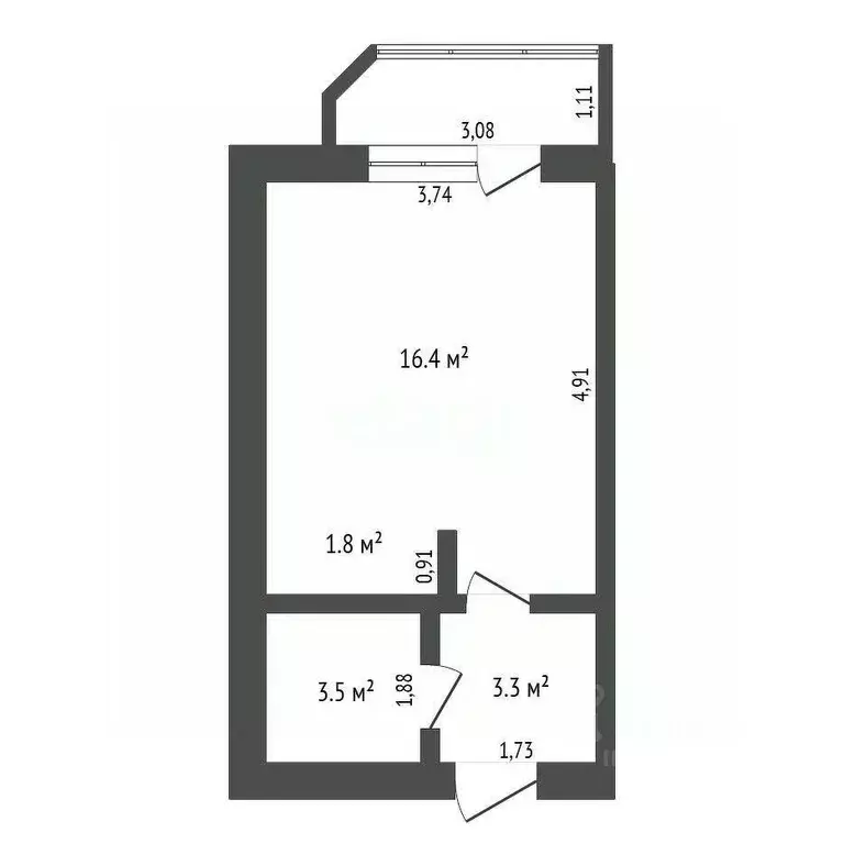 Студия Амурская область, Благовещенский район, с. Чигири ул. ... - Фото 2