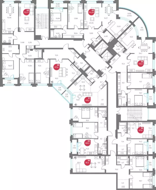 2-комнатная квартира: Пермь, Советская улица, 16А (68 м) - Фото 2