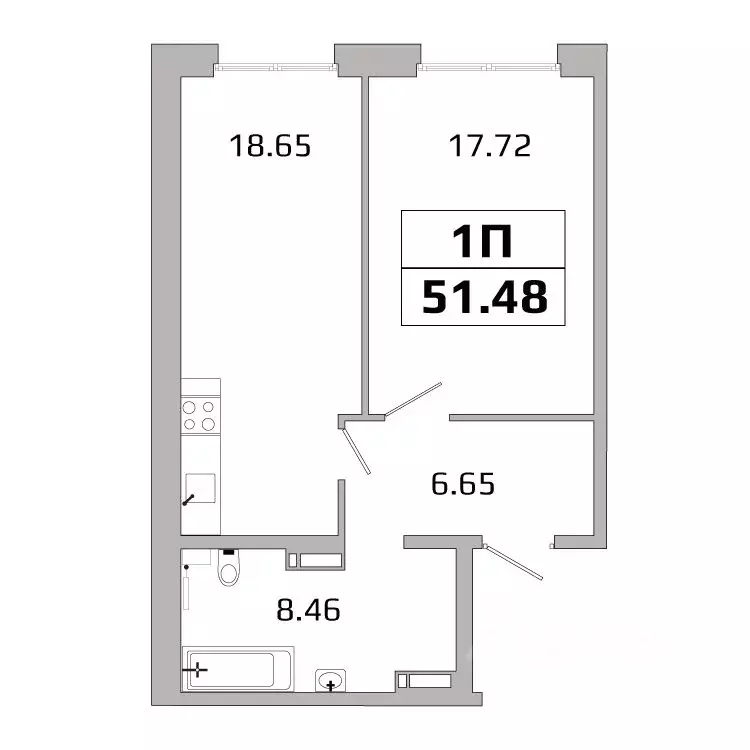 1-к кв. Иркутская область, Иркутск ИВАТУ городок, Авиатор жилой ... - Фото 1