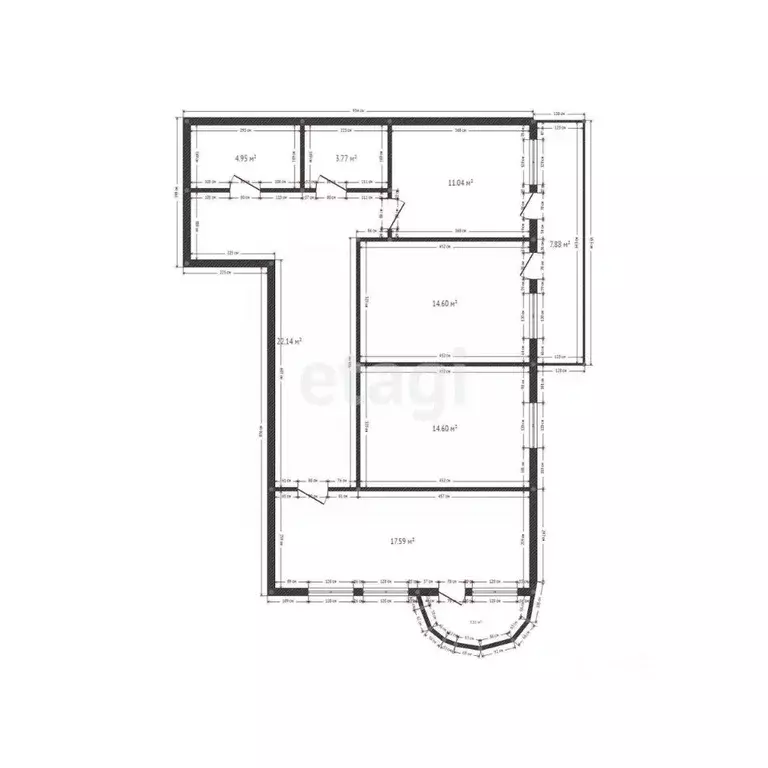 3-к кв. Дагестан, Махачкала ул. Ирчи Казака, 9Б (105.0 м) - Фото 2