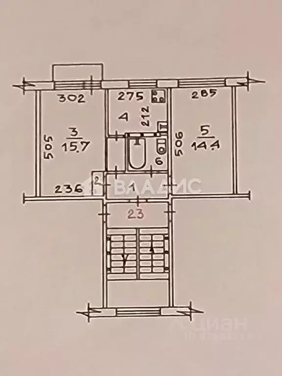 2-к кв. Новосибирская область, Новосибирск Затулинский жилмассив, ул. ... - Фото 1