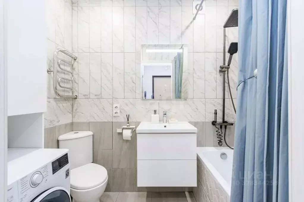 Студия Тюменская область, Тюмень ул. Вадима Бованенко, 3 (30.4 м) - Фото 1