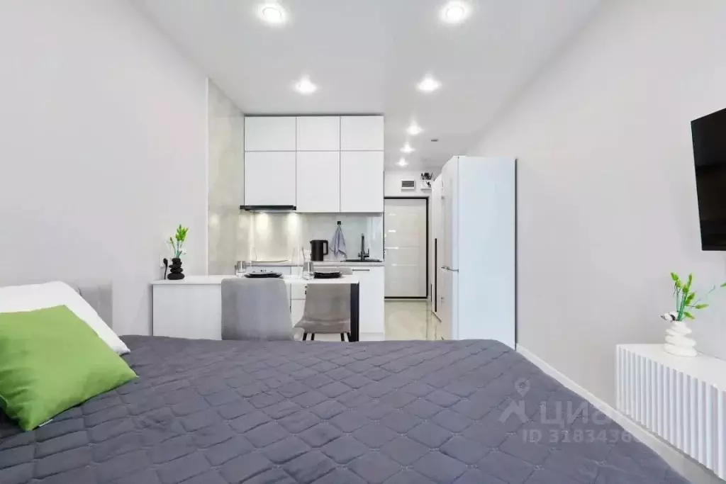 1-к кв. Краснодарский край, Сочи Бытха мкр, ул. Ясногорская, 16/2 ... - Фото 2