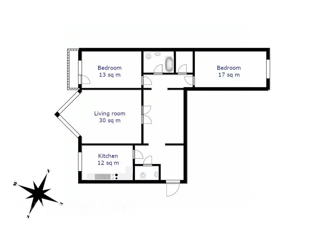 3-к кв. Москва Зоологическая ул., 26С2 (110.0 м) - Фото 1