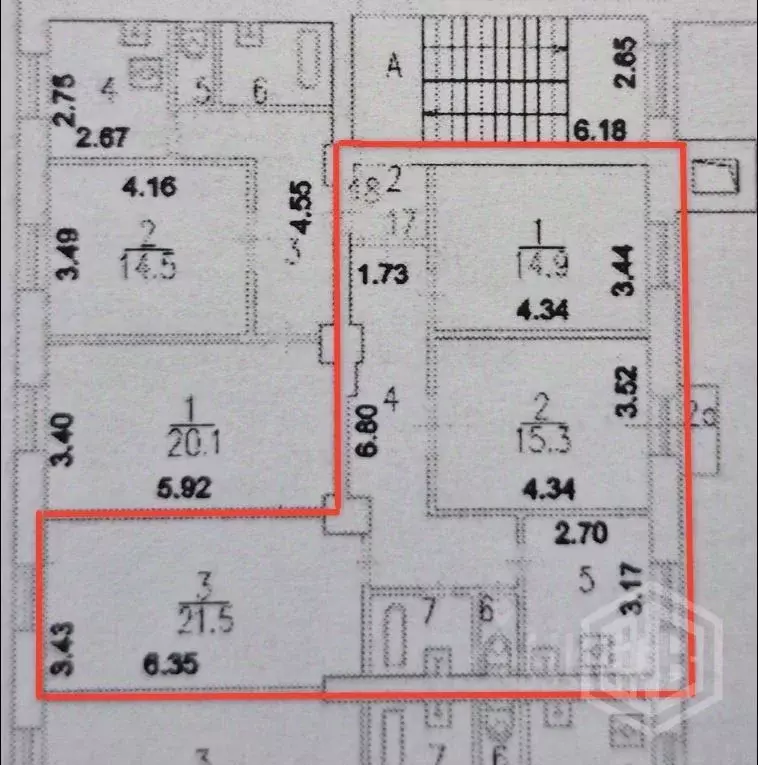 3-к кв. Москва Столярный пер., 14 (79.0 м) - Фото 2