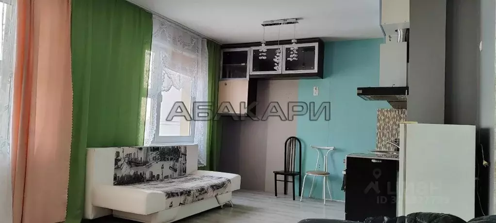 1-к кв. Красноярский край, Красноярск Северный мкр, пер. ... - Фото 2