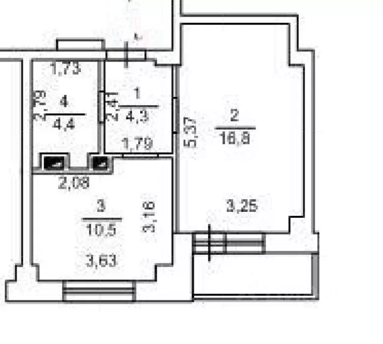 1-к кв. Челябинская область, Челябинск ул. 40-летия Победы, 3 (36.0 м) - Фото 1