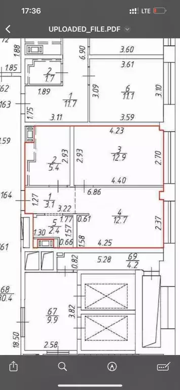 1-к кв. Санкт-Петербург ул. Челюскина, 10 (36.0 м) - Фото 1