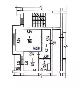 1-к кв. Пермский край, Березники ул. Пятилетки, 114А (43.4 м) - Фото 2