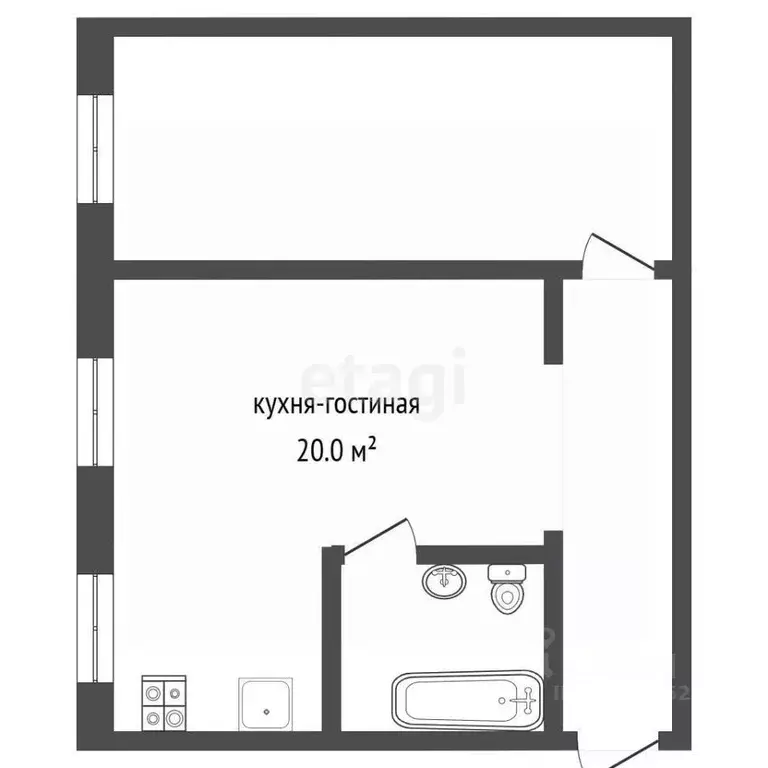 1-к кв. Ставропольский край, Ессентуки ул. Буачидзе (64.8 м) - Фото 1