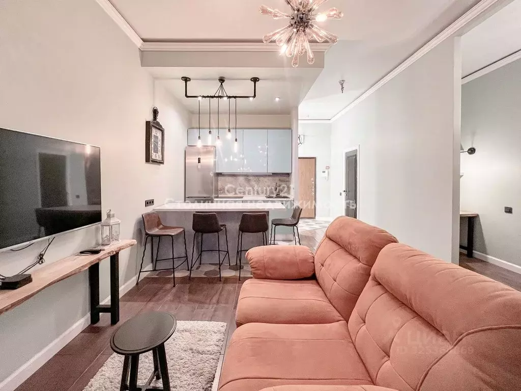 1-к кв. Москва 3-й Люсиновский пер., 1С1 (50.0 м) - Фото 1