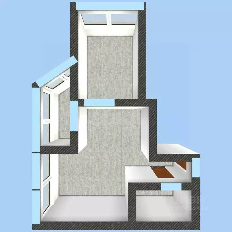 1-к кв. Краснодарский край, Геленджик Крымская ул., 19к1 (45.7 м) - Фото 2
