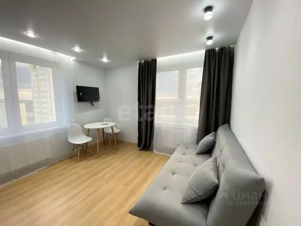 Студия Тюменская область, Тюмень ул. Лесопарковая, 1к2 (22.2 м) - Фото 2