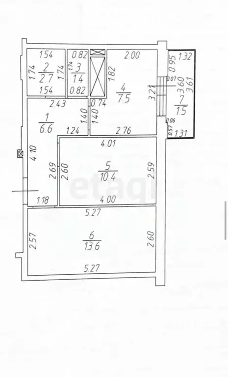 2-к кв. Татарстан, Казань Тэцевская ул., 4А (42.2 м) - Фото 2