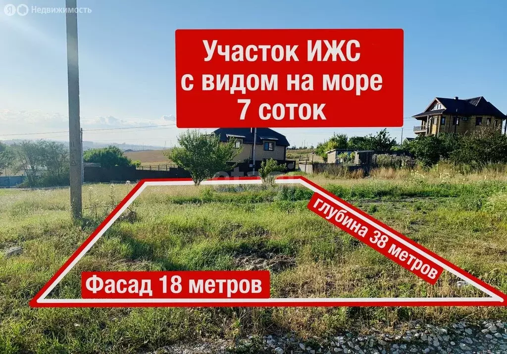 Участок в Краснодарский край, муниципальный округ Анапа, посёлок ... - Фото 1