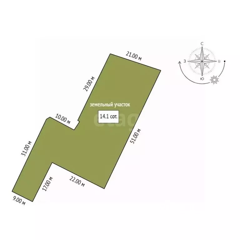 Участок в Амурская область, с. Ивановка ул. Трудовая (14.1 сот.) - Фото 2